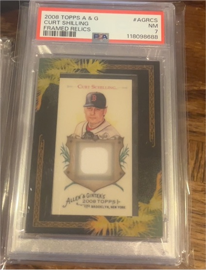 2008 Topps Allen & Ginter #AGR-CS Curt Schilling — front