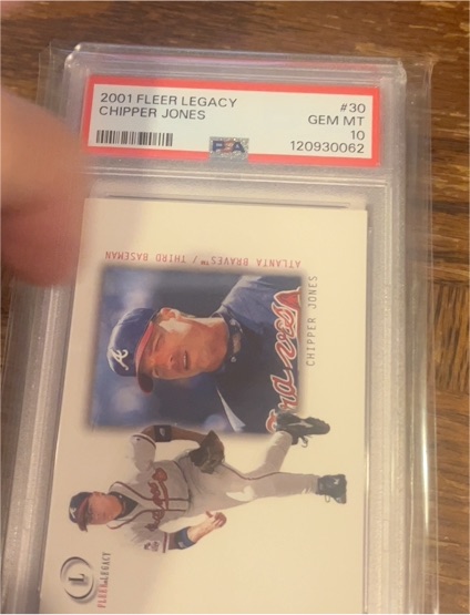 2001 Fleer Legacy #30 Chipper Jones — front