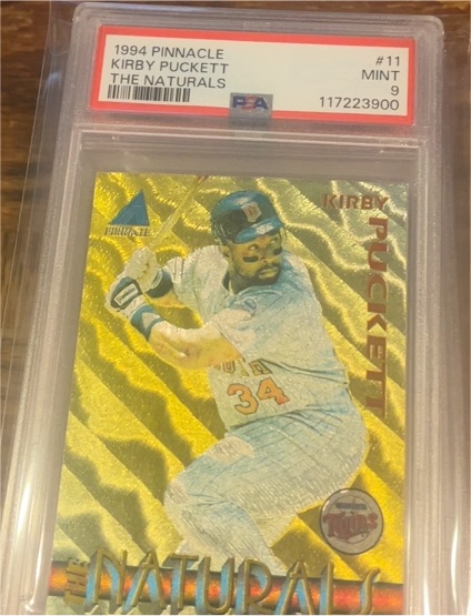 1994 Pinnacle #11 Kirby Puckett The Naturals — front