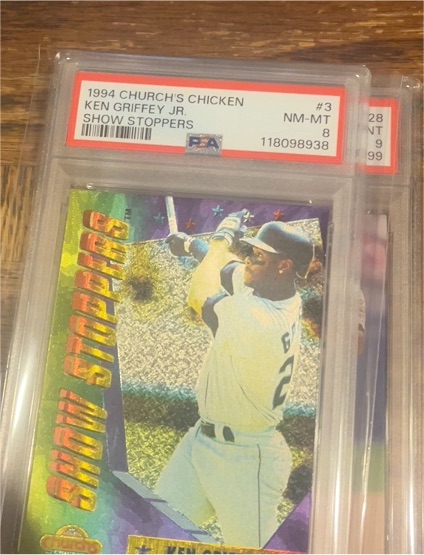 1994 Church's Chicken #3 Ken Griffey Jr. Show Stoppers — front