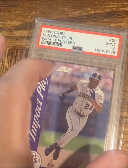 1992 Score #28 Ken Griffey Jr. Impact Players — front