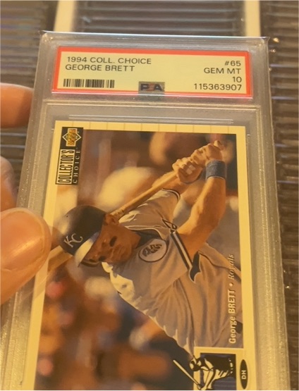 1994 Collector's Choice #65 George Brett — front