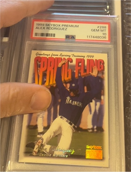 1999 Skybox Premium #288 Alex Rodriguez — front