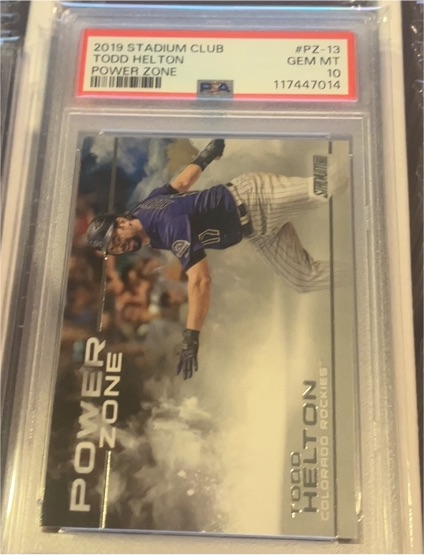 2019 Topps Stadium Club #PZ-13 Todd Helton Power Zone — front