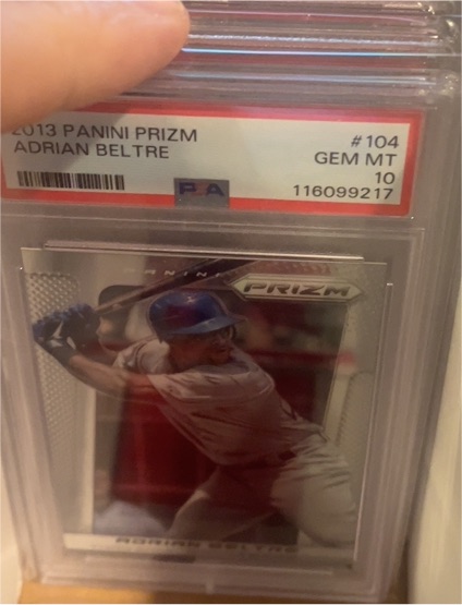 2013 Panini Prizm #104 Adrian Beltre — front
