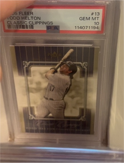 2005 Fleer Classic Clippings #13 Todd Helton — front