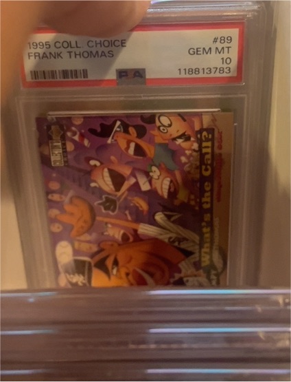 1995 Upper Deck Collector's Choice #89 Frank Thomas — front