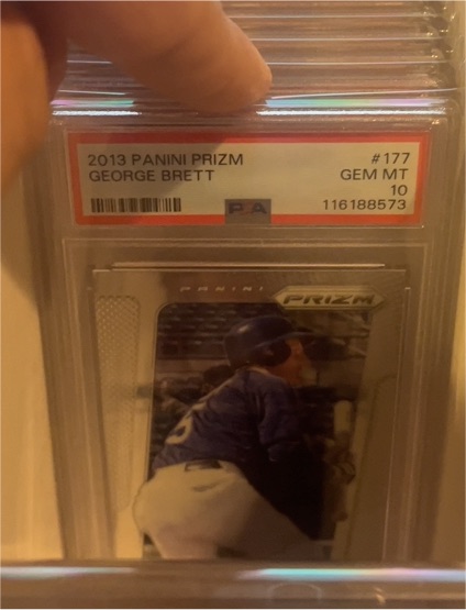 2013 Panini Prizm #177 George Brett — front