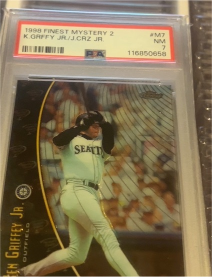 1998 Topps Finest Mystery 2 #M7 Ken Griffey Jr./Jose Cruz Jr. — front