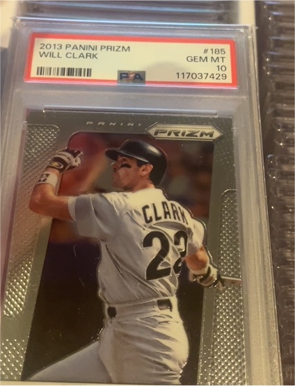 2013 Panini Prizm #185 Will Clark — front