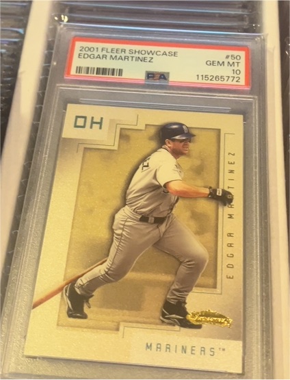 2001 Fleer Showcase #50 Edgar Martinez — front