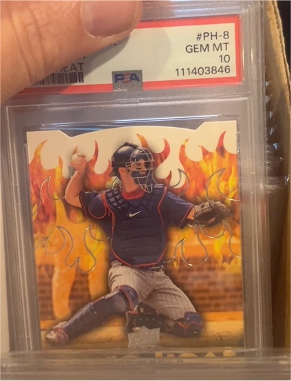 2010 Upper Deck PH-8 Joe Mauer Pure Heat — front