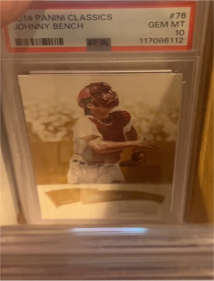 2014 Panini Classics #76 Johnny Bench — front