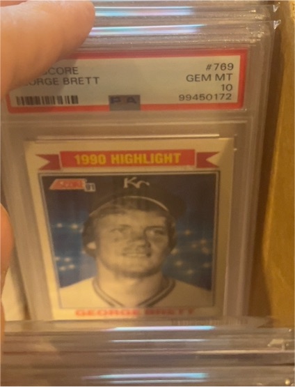 1991 Score #769 George Brett — front