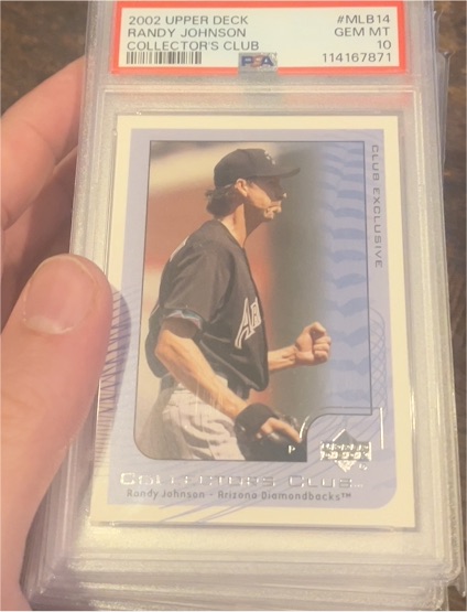 2002 Upper Deck #MLB14 Randy Johnson — front