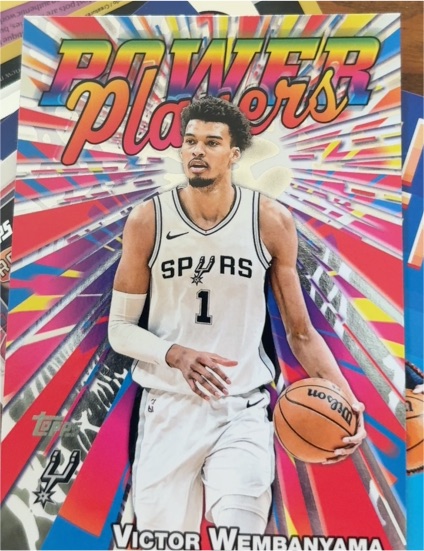 2025 Topps Power Players #PP-15 Victor Wembanyama — front