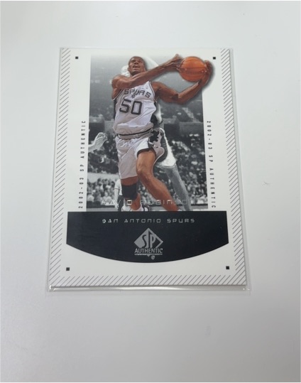 2002-03 Upper Deck SP Authentic #83 David Robinson — front