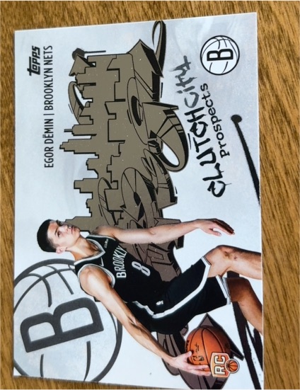 2025-26 Topps Clutch City Prospects #CC-1 Egor Demir — front