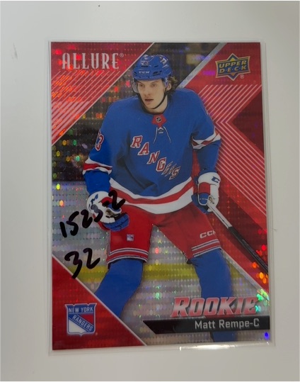 2024-25 Upper Deck Allure #103 Matt Rempe — front