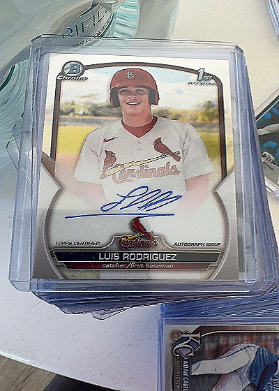 2023 Bowman Chrome #CPA-LR Luis Rodriguez — front