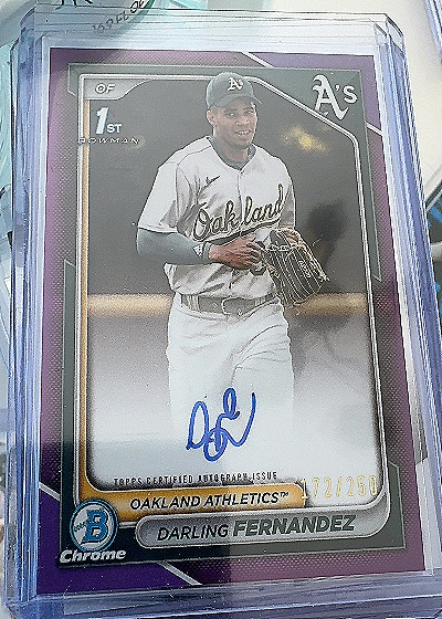 2024 Bowman Chrome #CPA-DF Darling Fernandez — front