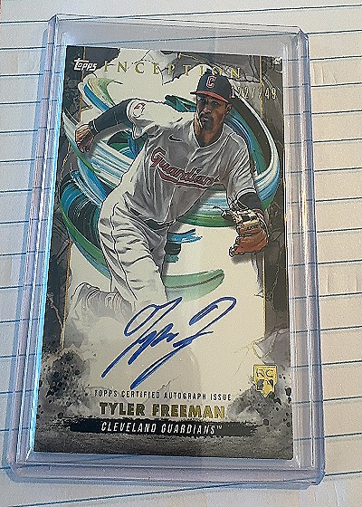 2023 Topps Inception #BRES-TF Tyler Freeman — front