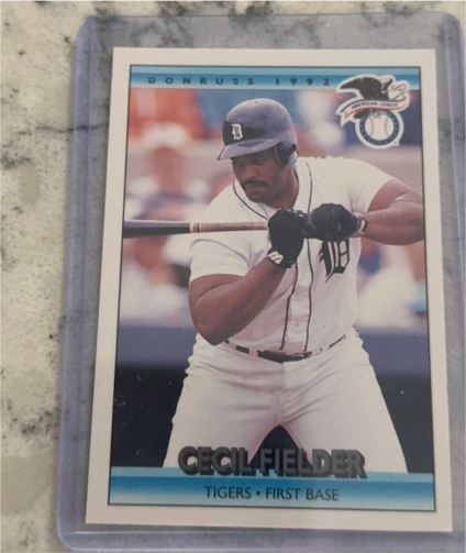 1992 Donruss #27 Cecil Fielder — front