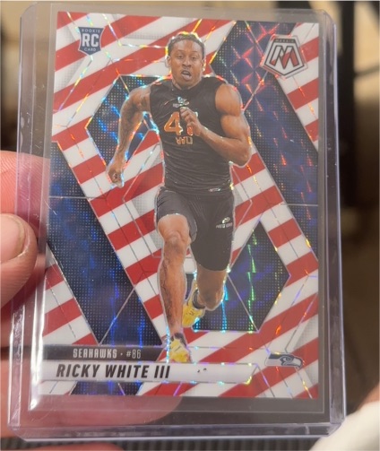 2025 Panini Mosaic #386 Ricky White III — front