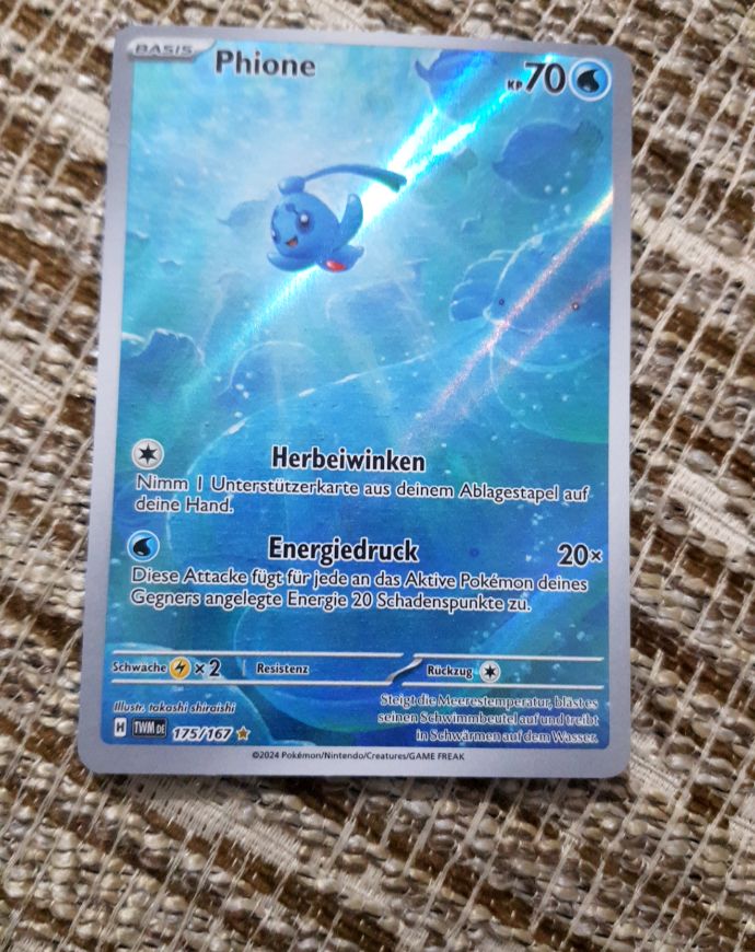2024 Pokémon Twilight Masquerade #175 Phione — front
