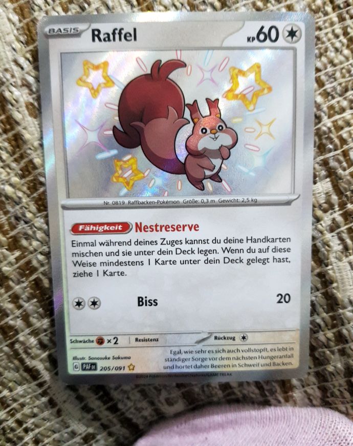 2024 Pokémon #205 Raffel — front