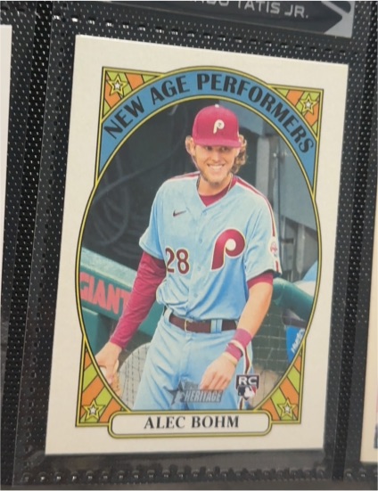 2021 Topps Heritage New Age Performers #NAP-15 Alec Bohm — front