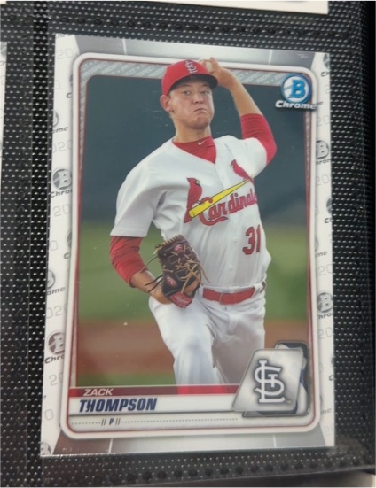 2020 Bowman Chrome Prospects #BCP-6 Zack Thompson — front