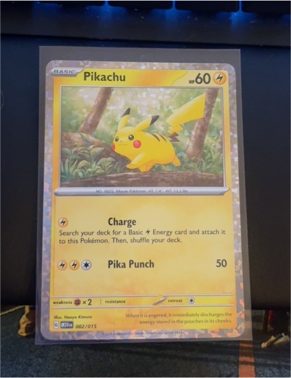 2025 Pokémon McDonald's Promo #002 Pikachu — front