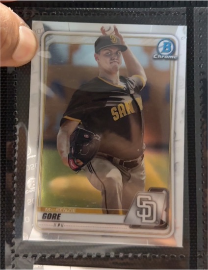 2020 Bowman Chrome Prospects #BCP-74 MacKenzie Gore — front