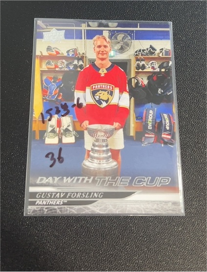 2024-25 Upper Deck Day With The Cup #DC7 Gustav Forsling — front