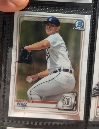 2020 Bowman Chrome Prospects #BCP-63 Franklin Perez — front
