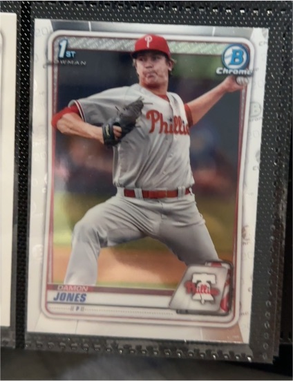 2020 Bowman Chrome #BCP-65 Damon Jones — front