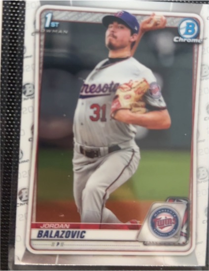 2020 Bowman Chrome Prospects #BCP-123 Jordan Balazovic — front