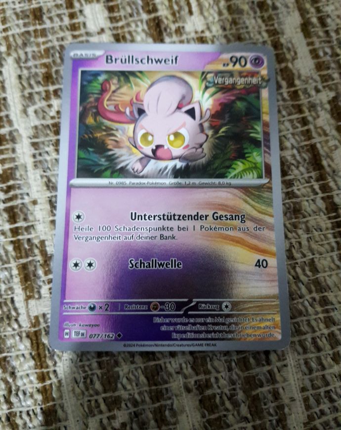 2024 Pokémon Scarlet & Violet - Temporal Forces #077 Brüllschweif — front
