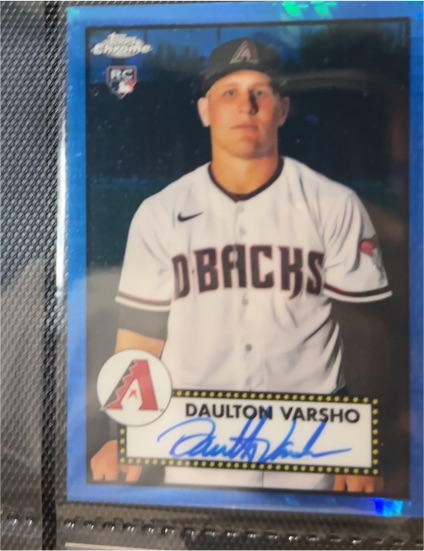 2021 Topps Chrome Platinum Anniversary #21 Daulton Varsho — front