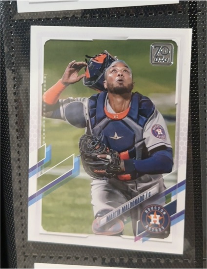 2021 Topps Update #US49 Martin Maldonado Houston Astros — front