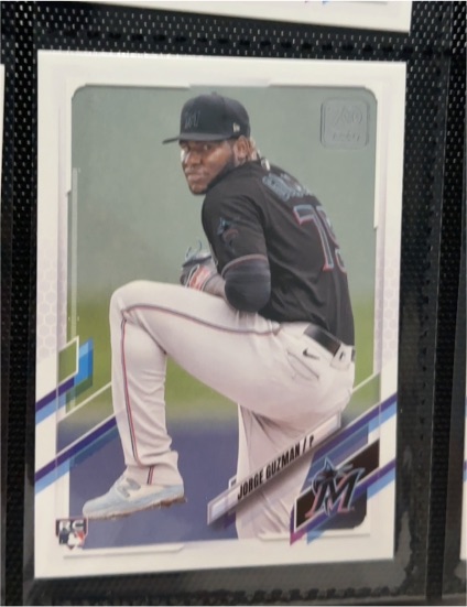 2021 Topps Update #US321 Jorge Guzman — front