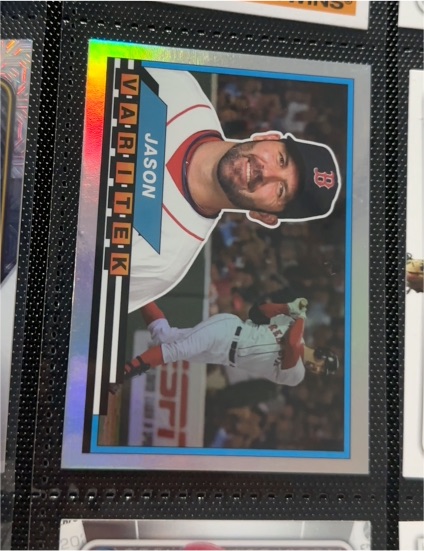 2021 Topps Archives 1989 Big Foil Jason Varitek — front