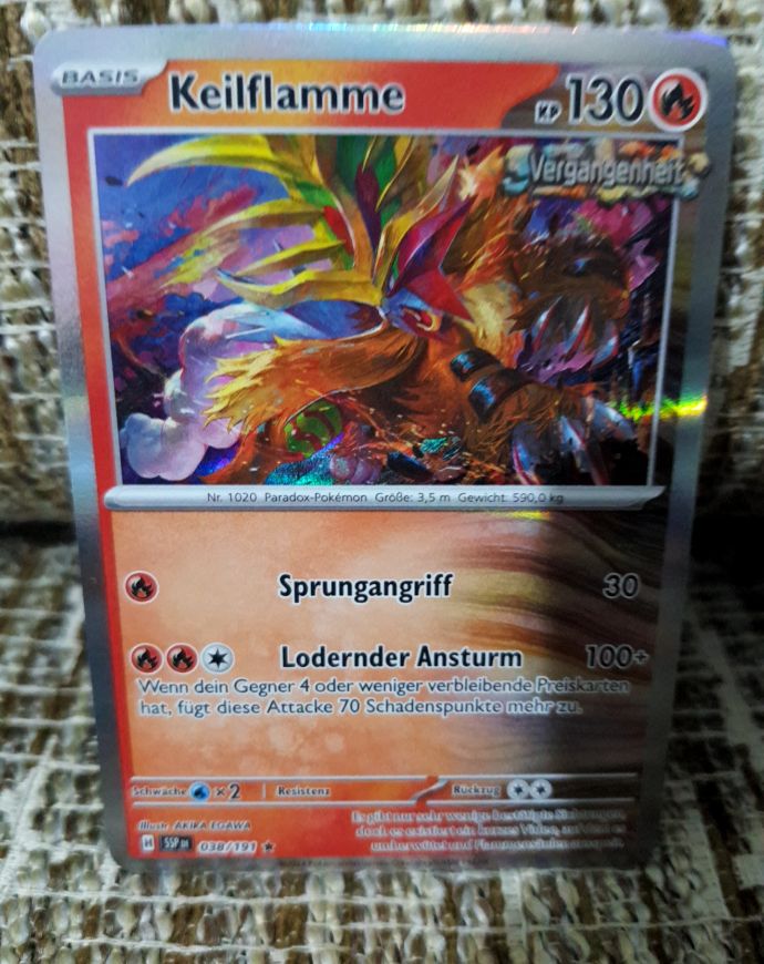 2024 Pokémon Surging Sparks #038 Gouging Fire — front