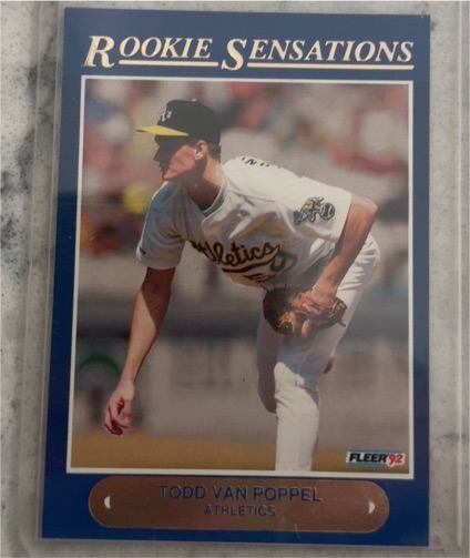 1992 Fleer #2 Todd Van Poppel Rookie Sensations — front