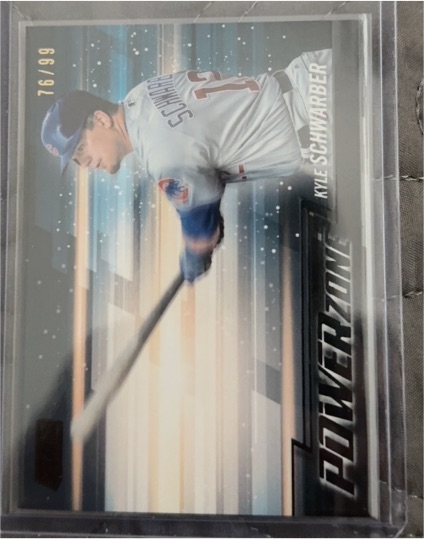 2018 Topps Stadium Club Power Zone #PZ-KS Kyle Schwarber — front