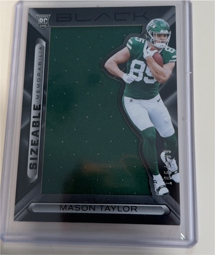 2025 Panini Black Sizable Memorabilia Mason Taylor — front