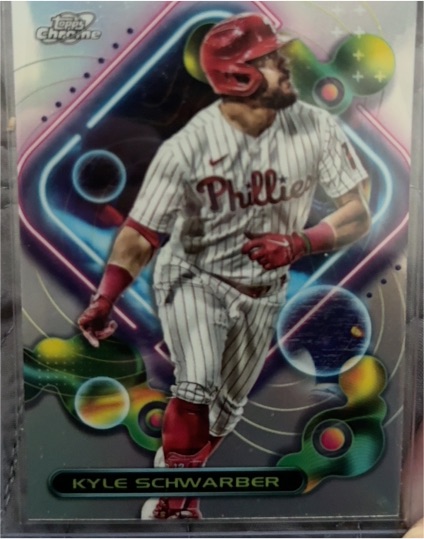 2023 Topps Cosmic Chrome #108 Kyle Schwarber — front