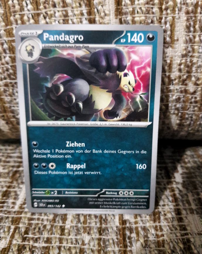 2024 Pokémon TCG Stellar Crown #093 Pandagro — front