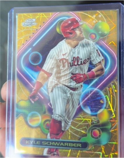 2023 Topps Cosmic Chrome #108 Kyle Schwarber — front